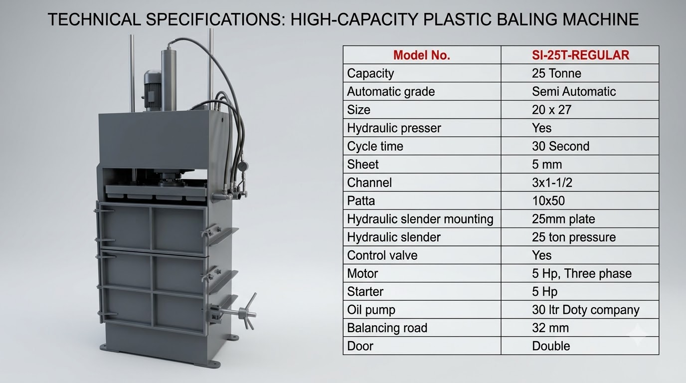 Plastic Bailing Machine — Regular